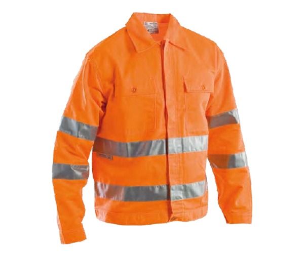 PPLOYAL Alta Visibilità giubbotto FUSTAGNO poliestere 40%, cotone 60% peso 350 gr