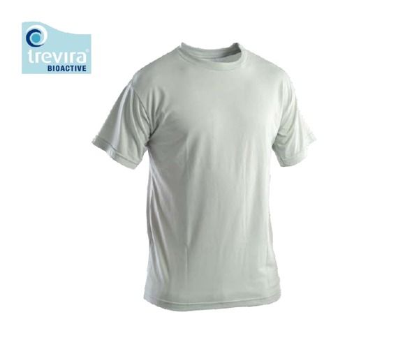 PPLOYAL T-Shirt ANTIBATTERICA girocollo 100% cotone pettinato 140 gr/mq