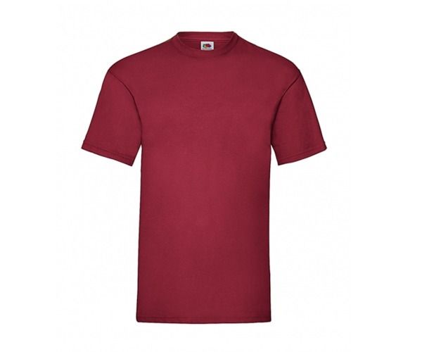 T-shirt FRUIT OF DE LOOM Value Weight Brick Red 165 g 100% cotone
