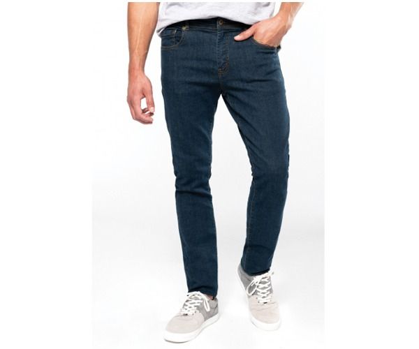 Pantalone  jeans blu denim K742 99% cotone denim  1% elastan