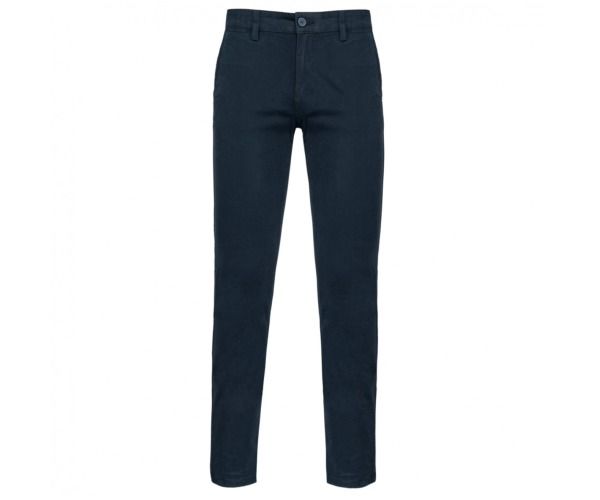 Pantalone CHINO UOMO 100% Twill di Cotone 250 gr dark navy