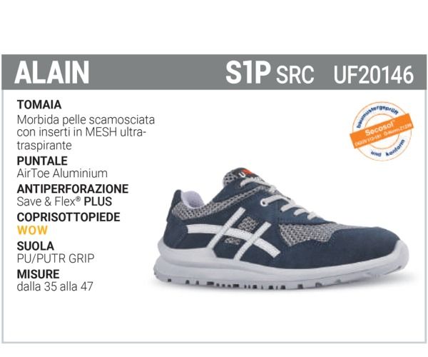 Calzature ALAIN S1P SRC U-Power